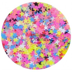 Decor pentru unghii NADP046GG Paiete cu stelute PS013 Combinate